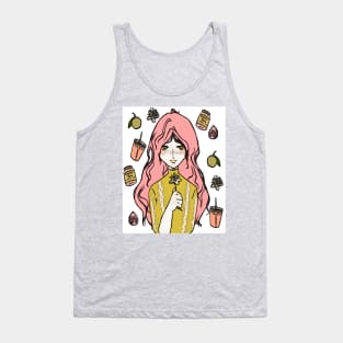 girly, curvy, cute, winter t-shirt collection Tank Top